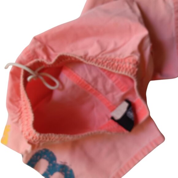 Boys 7 Shorts Vintage Morey Boogie Board Swim Pink Side Logo 1980's Surfer USA - Picture 7 of 7